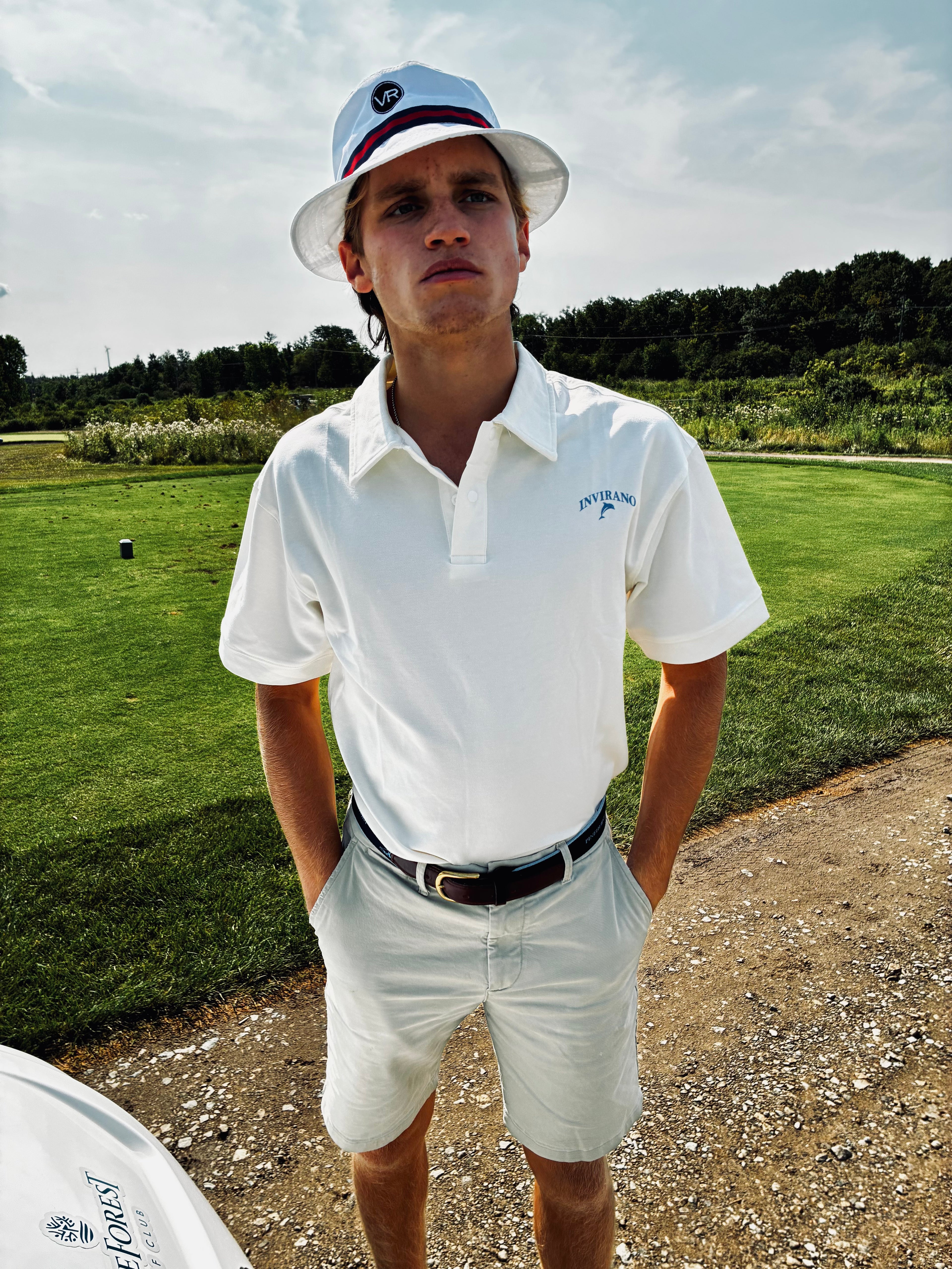 Legacy White Polo