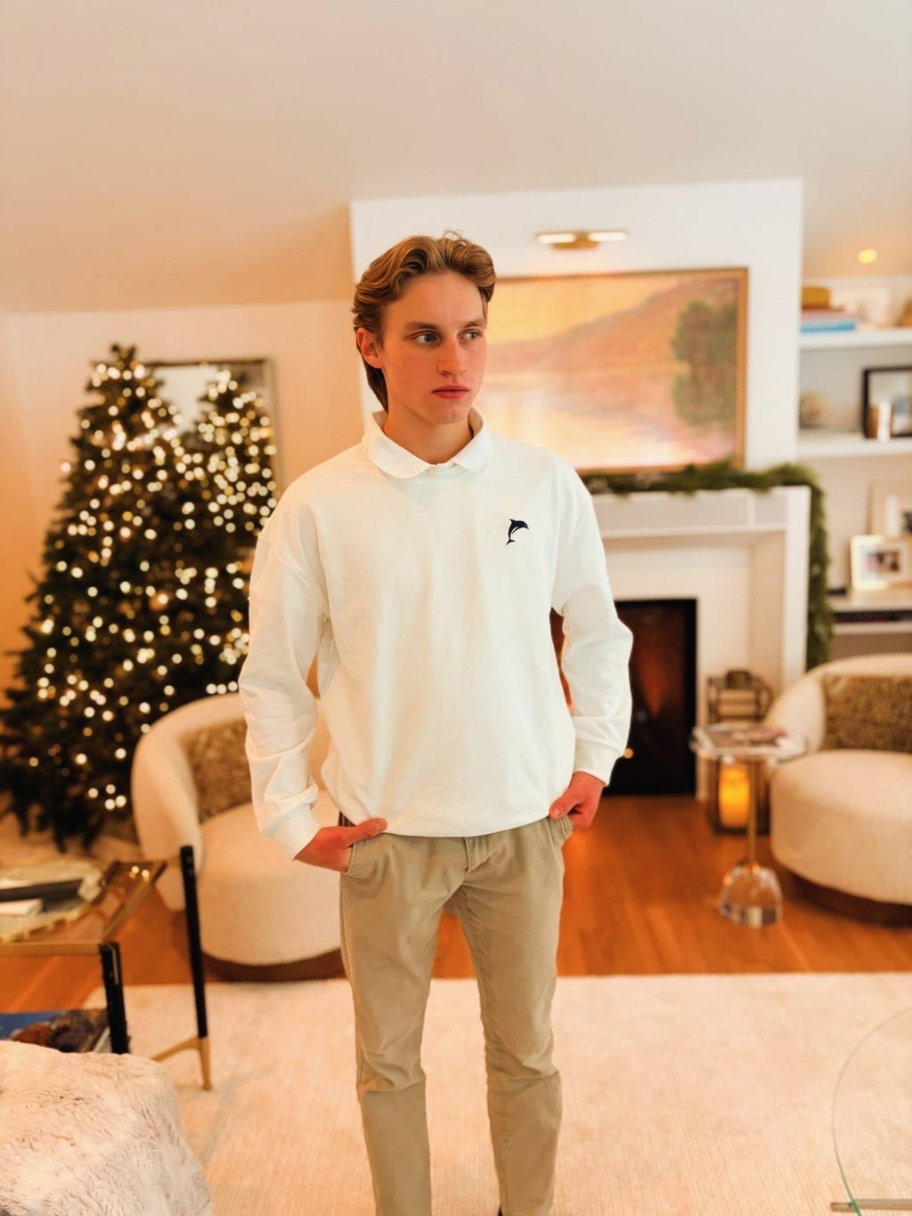 White Crewneck FINAL SALE