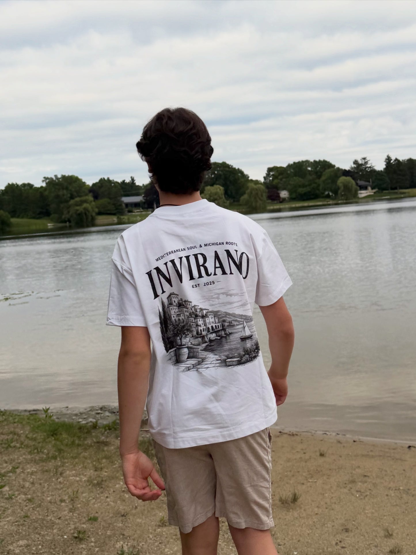 Black & White Graphic T