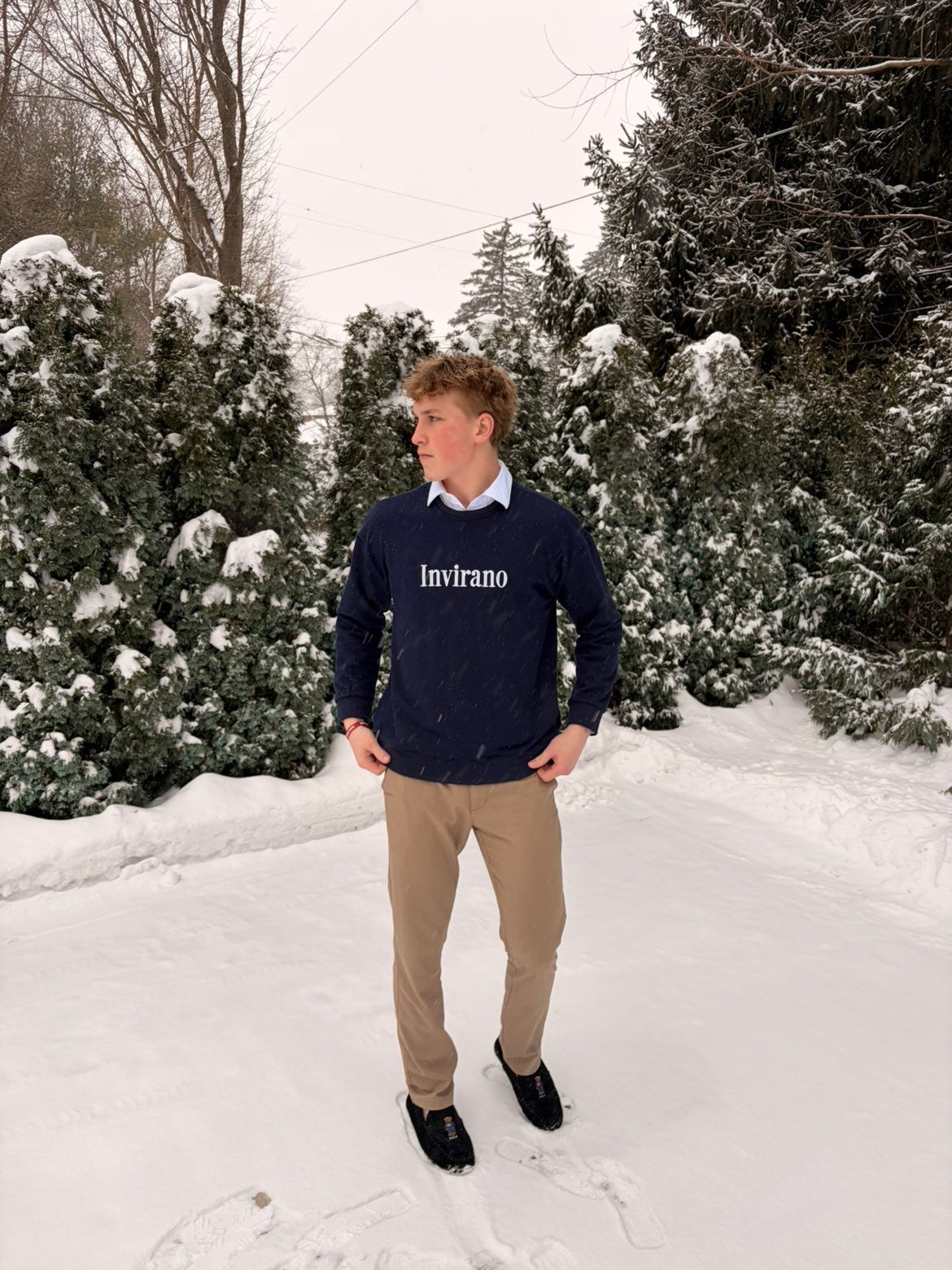 Navy Blue Crewneck