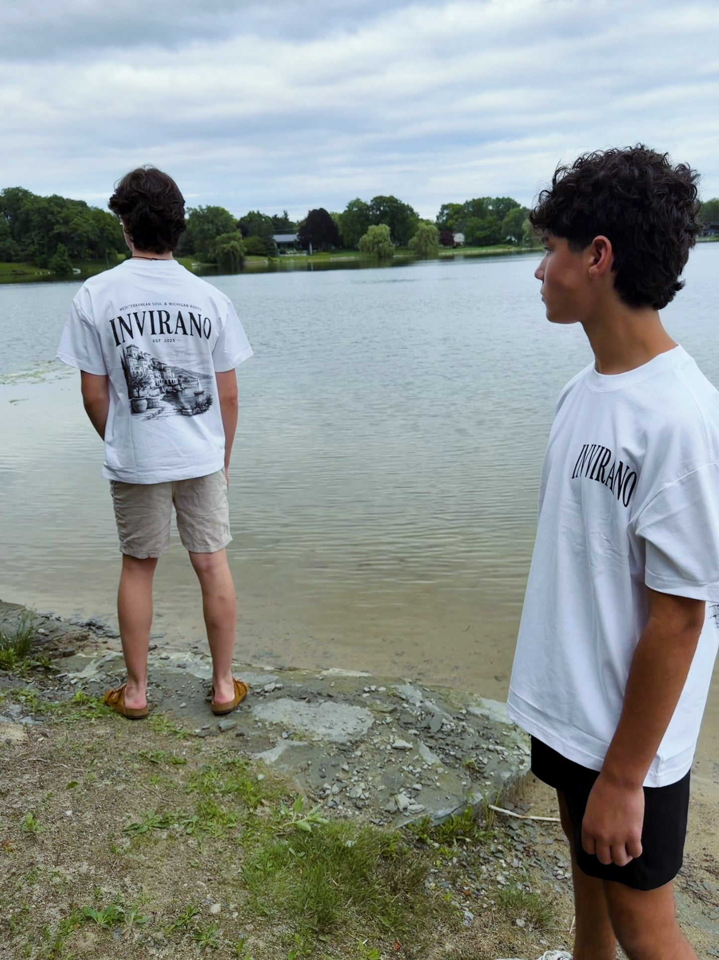 Black & White Graphic T